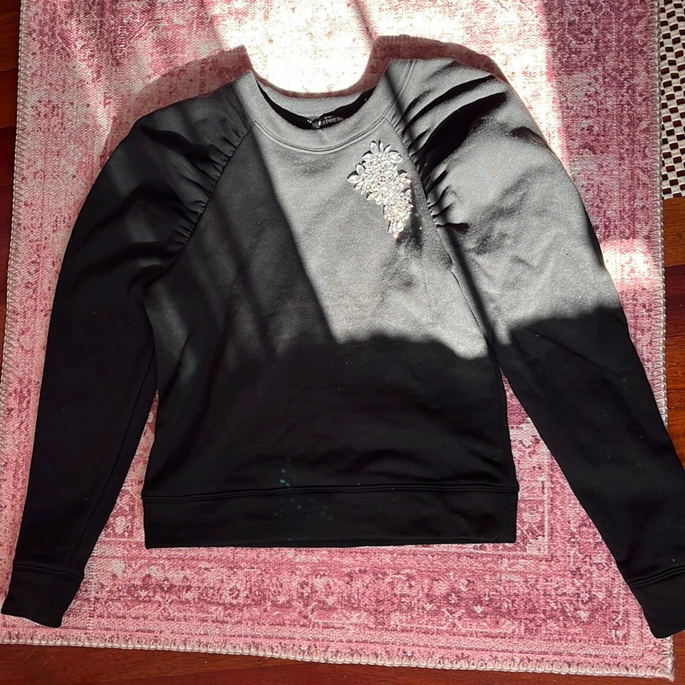 womens black blouse
